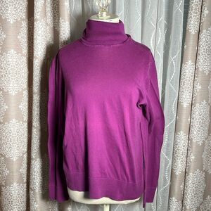 Chaps classics lightweight turtleneck sweater size xl